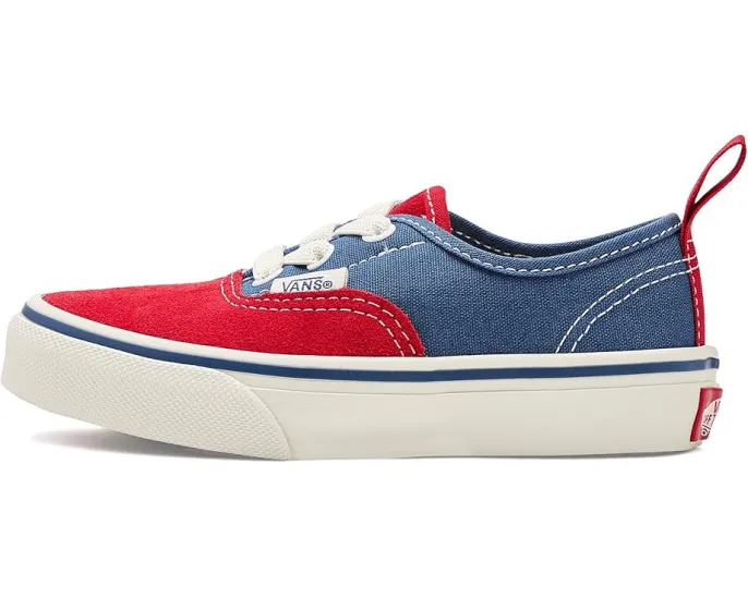 Кроссовки Vans Kids Authentic Elastic Lace с эластичными шнурками и цветным блоком