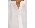 Топ Madewell Germaine с V-образным вырезом и рубашечным кроем