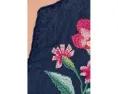 Блуза Split-Neck Linen Johnny Was с цветочным принтом