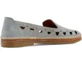 Лоферы Anoura из натуральной кожи с металлическим блеском и перфорацией Spring Step
