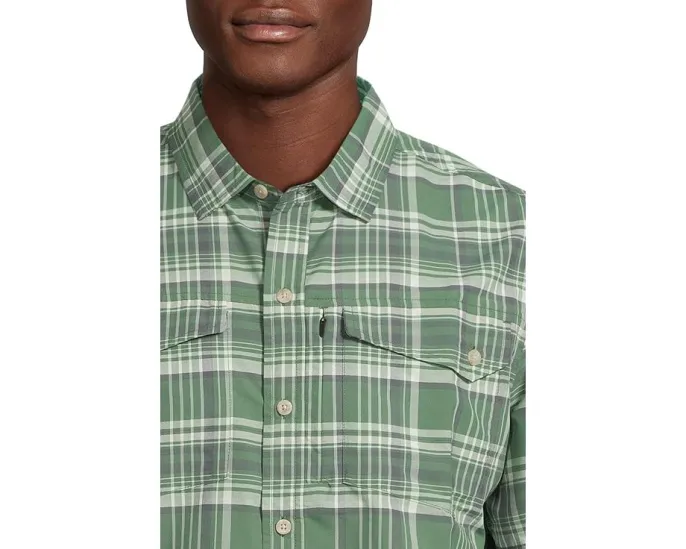 Рубашка L.L.Bean SunSmart Cool Weave с коротким рукавом и защитой от солнца UPF 50+