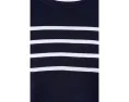 Petite Short Sleeve Crew Neck Sweater
