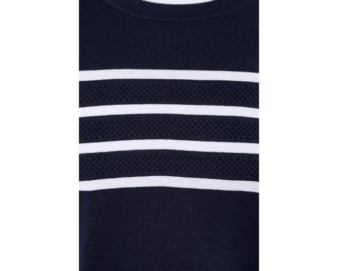 Petite Short Sleeve Crew Neck Sweater