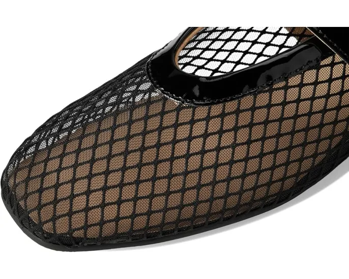 Балетки Casha в стиле мэри джейн с сетчатой тканью и квадратным носком