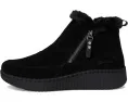 Ботильоны SKECHERS Wilshire Blvd с замшевым верхом и меховой подкладкой на клиновидном каблуке