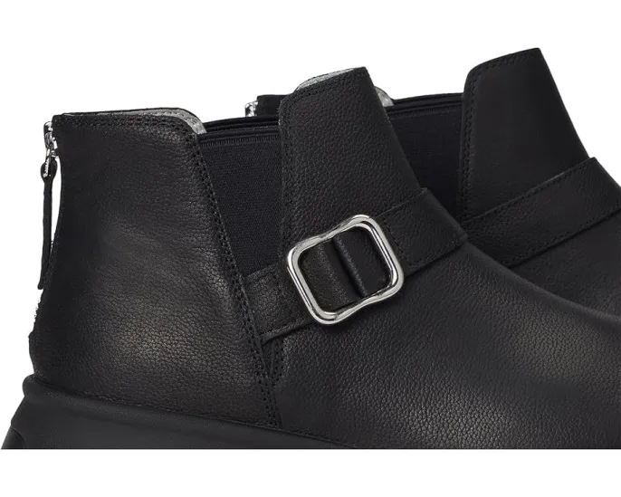 Зимние кожаные ботильоны Alegria Jerica на низком квадратном каблуке с молнией сзади