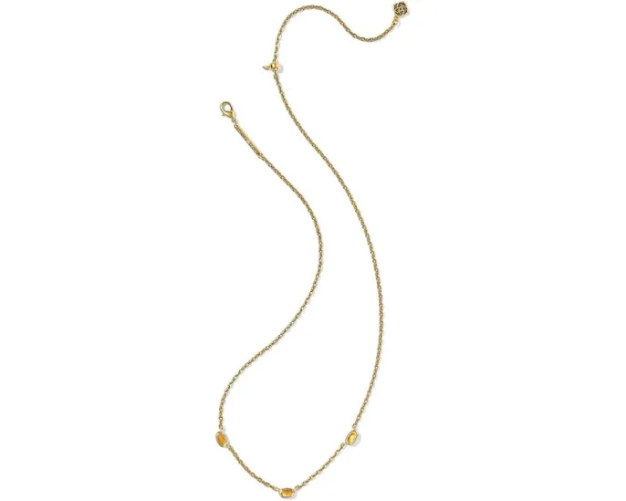 Мини-колье Mini Elisa с тремя камнями от Kendra Scott