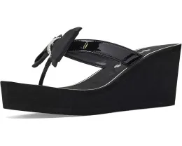 Сандалии GUESS Stazie с бантом и клиновидным каблуком