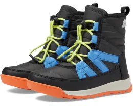Детские зимние ботинки SOREL Whitney II Plus Lace WP с нейлоновым верхом и флисовой подкладкой