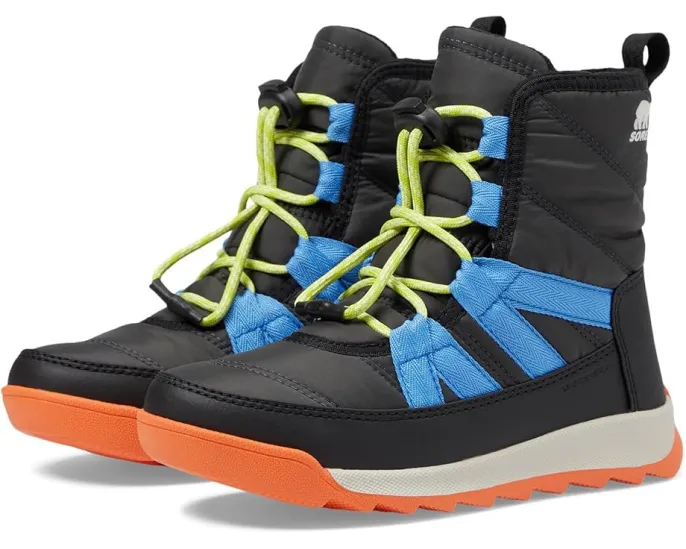 Детские зимние ботинки SOREL Whitney II Plus Lace WP с нейлоновым верхом и флисовой подкладкой