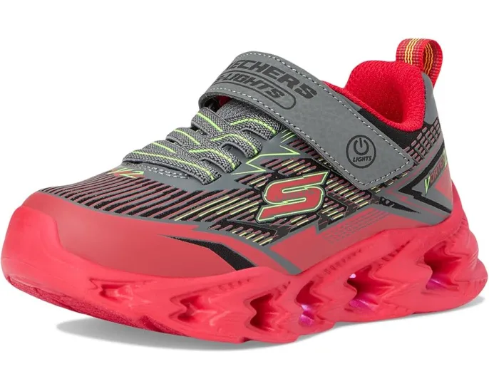 Детские кроссовки SKECHERS KIDS Vortex 2.0 Veltrox со светящейся подошвой
