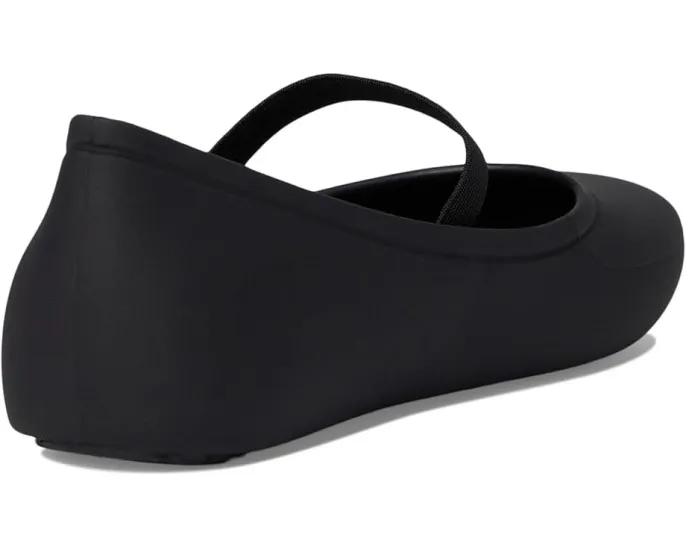 Детские балетки Crocs Brooklyn на платформе с регулируемым ремешком