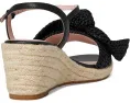 Kate Spade New York сандалии Leandra Raffia на танкетке с регулируемым ремешком