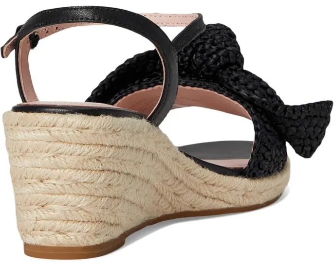 Kate Spade New York сандалии Leandra Raffia на танкетке с регулируемым ремешком