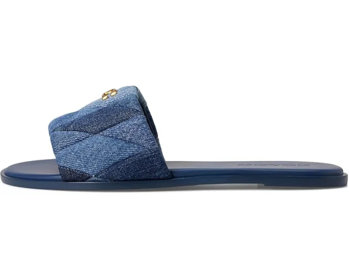 COACH Сандалии Holly с стежкой и джинсовым верхом на резиновой подошве
