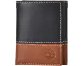 Портмоне Timberland Two-Tone Trifold из гладкой кожи с отделением для купюр