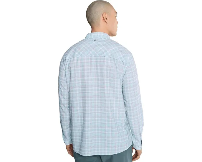 Рубашка Vineyard Vines Permit Plaid Performance Harbor из перфорированной ткани
