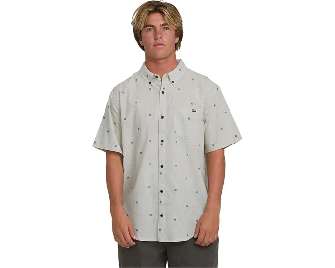 Рубашка Billabong All Day Jacquard Short Sleeve повседневная