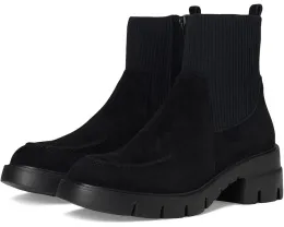 Ботинки Vaneli Nalda из замша с круглым носком и молнией