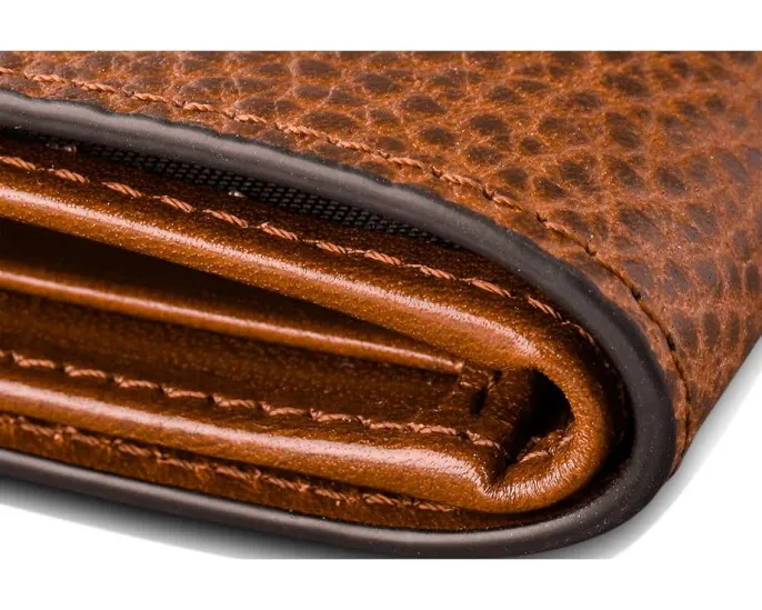 Bosca Roma Italia компактный кожаный кошелек-бифолд