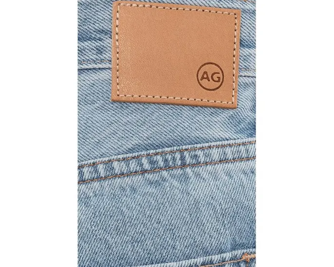 Шорты Ex-Boyfriend Mid-Rise Slouchy из хлопка AG Jeans с длиной шагового шва 7 дюймов