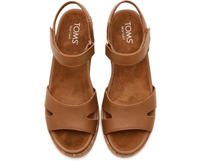 Сандалии TOMS Alana на клине с платформой и ремешками