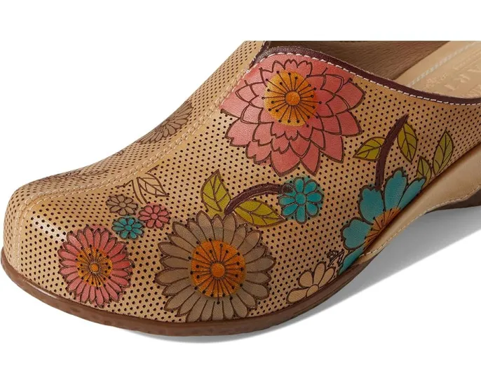 L'Artiste by Spring Step Клуоги Chienti с перфорированной кожей и ручной росписью