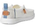 Кроссовки Hey Dude Wally Summer Linen с кожаными кисточками и круглым носком
