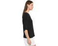 Футболка Garment Dye Tees с горловиной и рукавами с защипами Elliott Lauren
