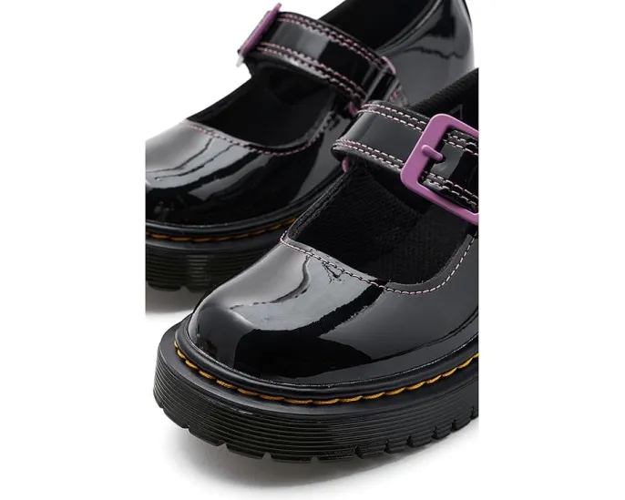 Туфли Mary Jane Dr. Martens Bex J с блестящим сердцем на массивной подошве