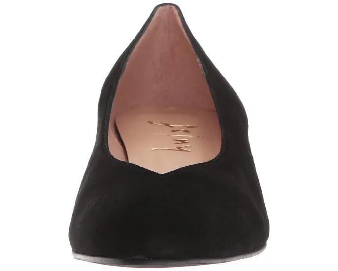 Туфли French Sole Cubic Wedge Heel на клиновидном каблуке с V-образным вырезом