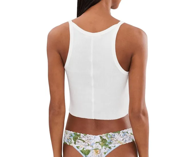 Трусы-стринги Hanky Panky Printed Signature Lace Original Rise с принтом