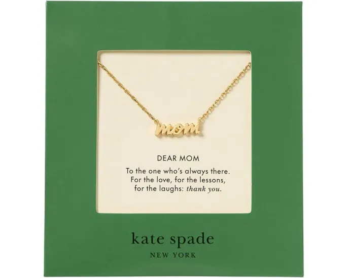 Кулон Kate Spade New York Gifting Dear Mom с цирконом