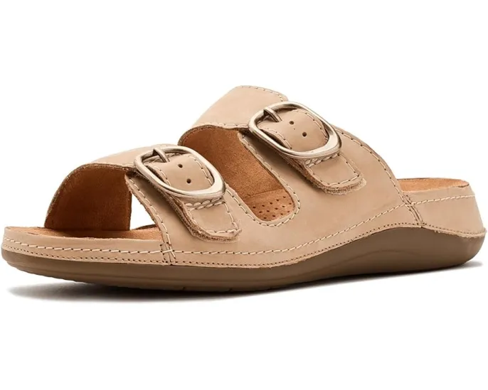 Сандалии Clarks Cecily Step на клине с пряжками и подошвой из термопластичной резины