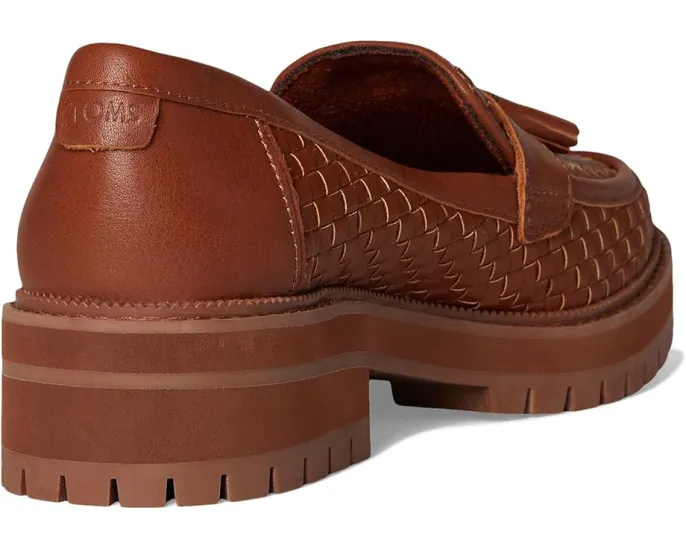 Лоферы TOMS Cara с платформой и контрастными деталями