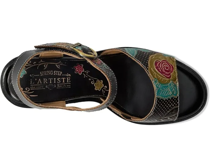 L'Artiste by Spring Step Сандалии Coolchic с ажурным клиновидным каблуком