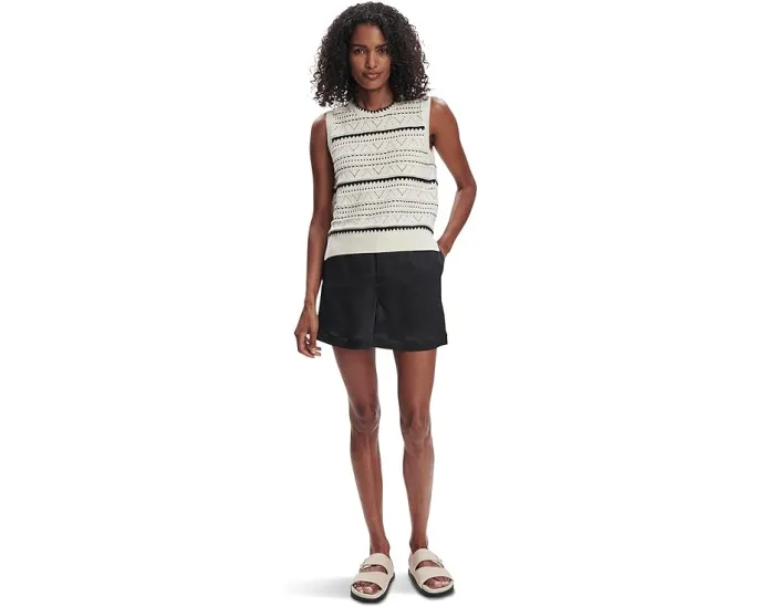 Varley Athena жилет с ажурной вязкой из 100% хлопка