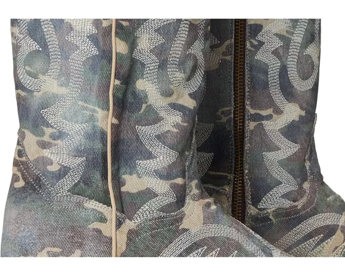 Ковбойские сапоги Dan Post Camo Darlin с камуфляжным принтом и каблуком 2.54 см