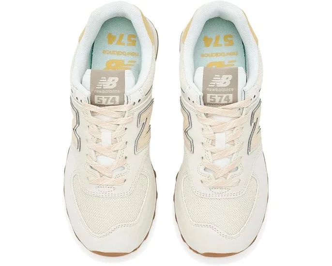 Классические кроссовки New Balance 574 с верхом из замши и сетки