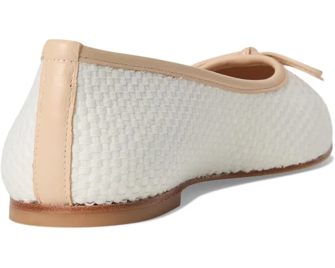 Балетки French Sole Marge из конопляного полотна с бантом и стелькой EVA