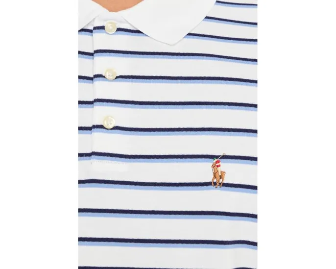 Классическое поло Polo Ralph Lauren в полоску из мягкого хлопка