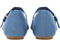Туфли FitFlop Delicato Wave-Edge Canvas Mary Janes на клиновидном каблуке