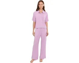 Пижамный набор HONEYDEW Sweet Solstice с коротким рукавом и воротником