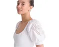 Ellen Eyelet Lace Dress от Vineyard Vines с пышными рукавами и кружевом