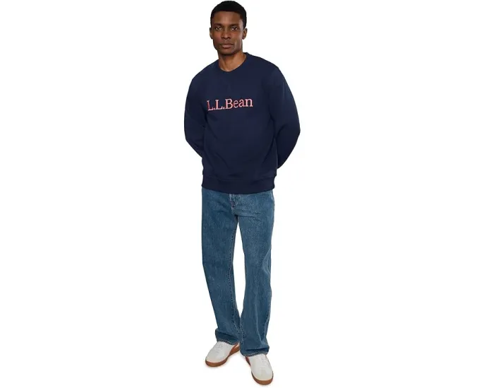 Базовый свитшот с логотипом Essential Logo Crewneck от L.L.Bean