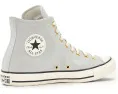 Кроссовки Converse Chuck Taylor All Star Suede High-Top из замши с золотыми люверсами