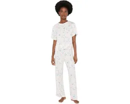 Комплект футболки и брюк All American Tee Pants Set HONEYDEW с листовым принтом