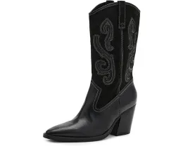 Сапоги Free People Fast Lane Fringe с бахромой и квадратным каблуком