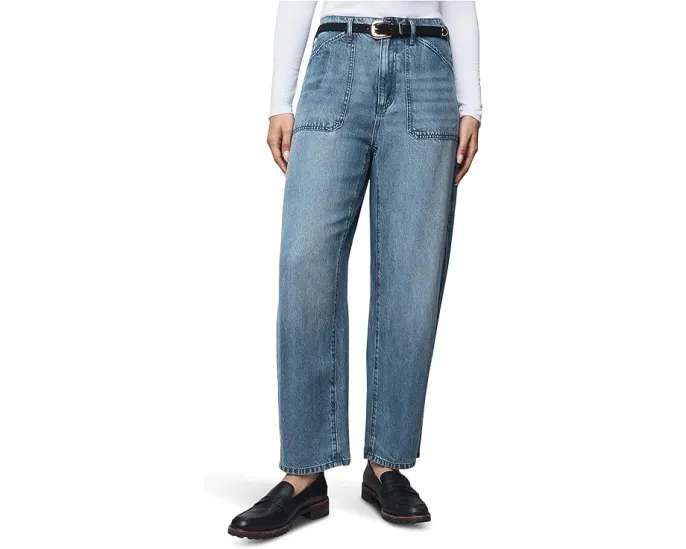 Брюки Carissa Indigo с прямыми штанинами и накладными карманами