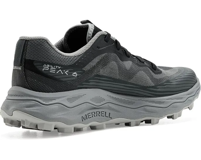 Трейловые кроссовки Merrell Agility Peak 6 с подошвой Vibram Megagrip и технологией FlexConnect